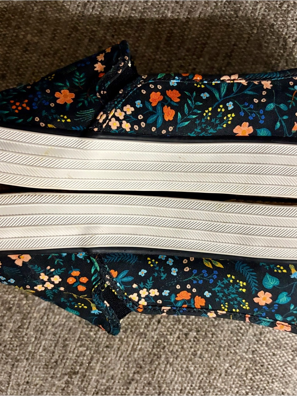 Keds Rifle Paper Women's Slip-On Floral Canvas Sneakers - Picture 6 of 9